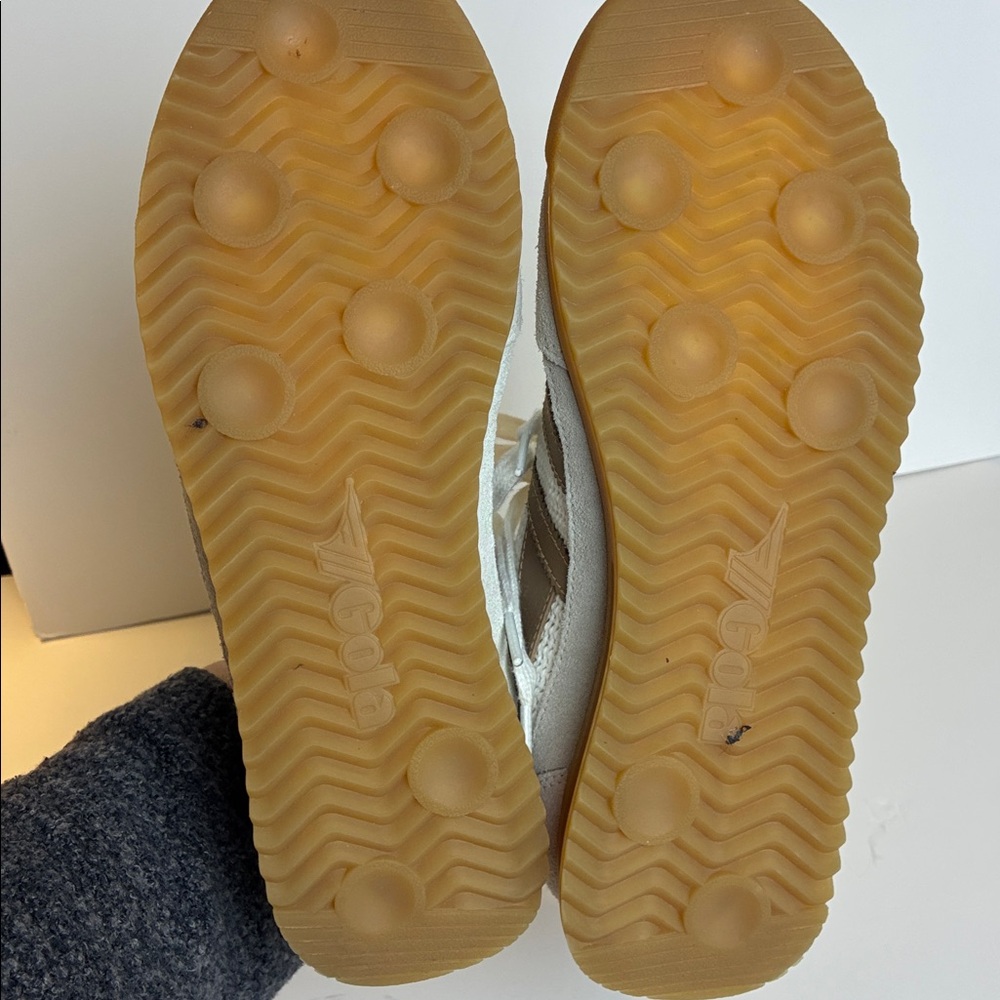 Gola Tornado Zephyr Woven Crochet Women’s Sneakers 7.5 Off White/Light Caramel - Picture 12 of 16